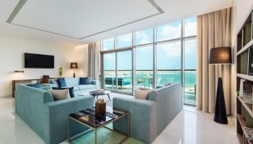 Penthouse living area